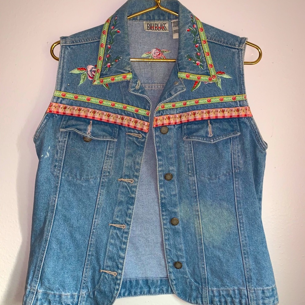 Vintage women’s jean vest